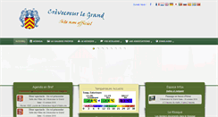 Desktop Screenshot of crevecoeur-le-grand.com